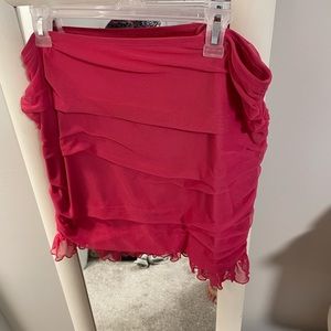 Ruched sugar thrills mini skirt plus size